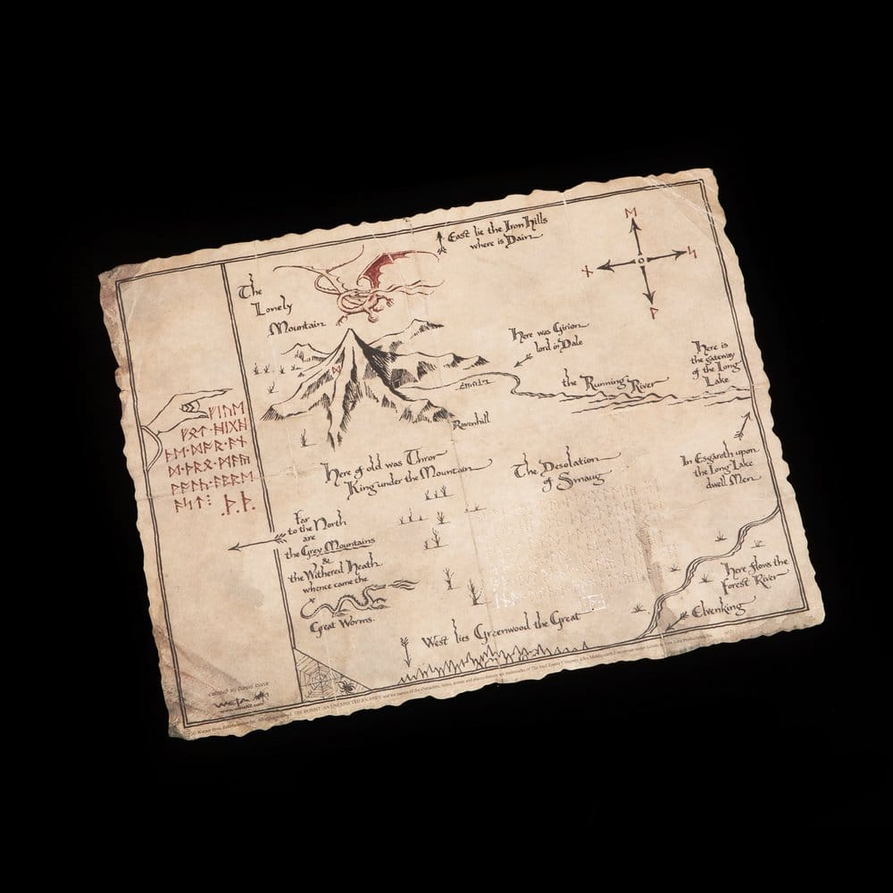 The Hobbit Art Print Thorin's Map 40 x 30 cm [2]