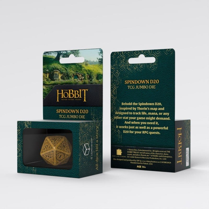 The Hobbit Spindown Jumbo Die Solaris TCG D20 [3]