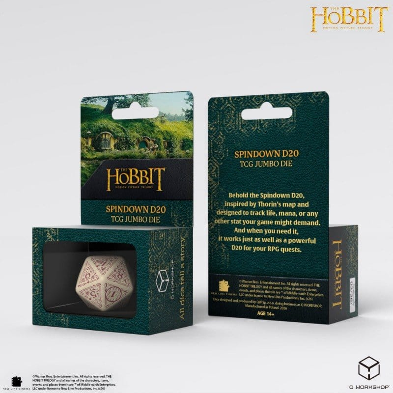 The Hobbit Spindown Jumbo Die Terra TCG D20 [2]