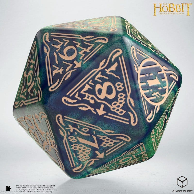 The Hobbit Spindown Jumbo Die Tideborn TCG D20 [5]