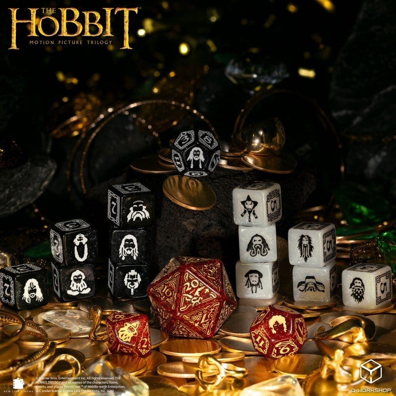 The Hobbit TCG Dice Set of 16 Ember Hearth [3]