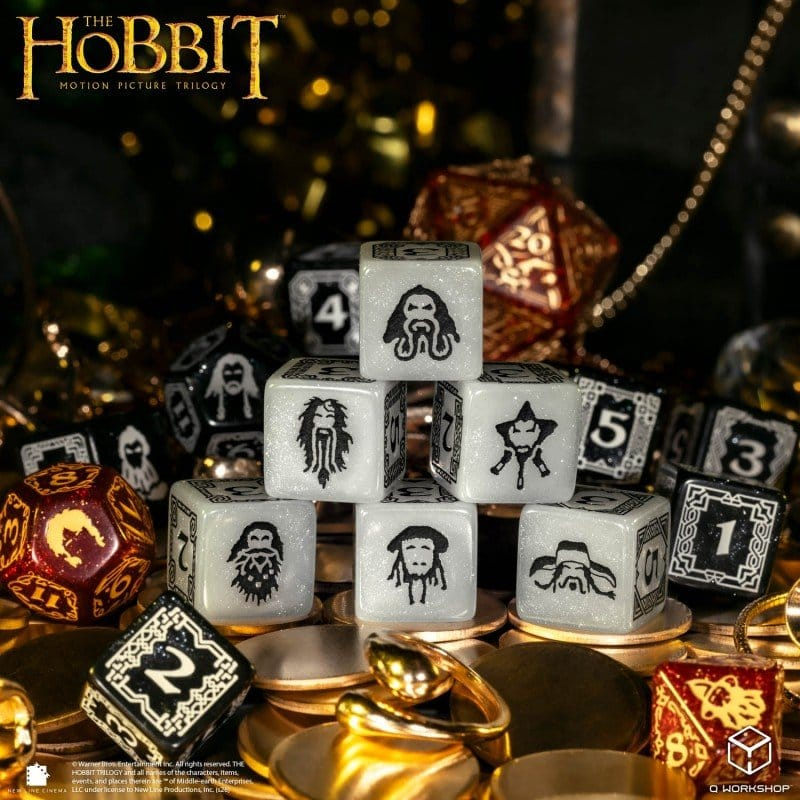 The Hobbit TCG Dice Set of 16 Ember Hearth [5]