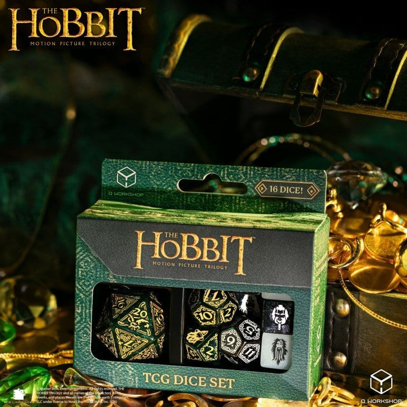 The Hobbit TCG Dice Set of 16 Verdant Grove [2]