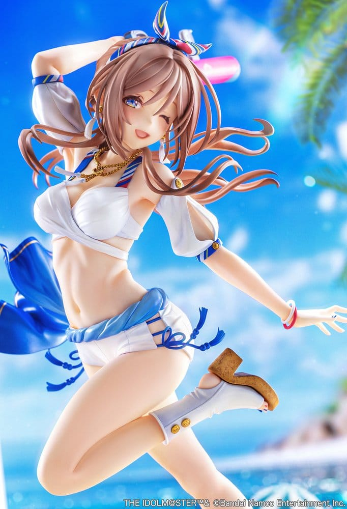 The Idolmaster Gakuen PVC Figure 1/7 Himesaki Rinami Kimi to Semi Blue Ver. With Bonus 27 cm [3]