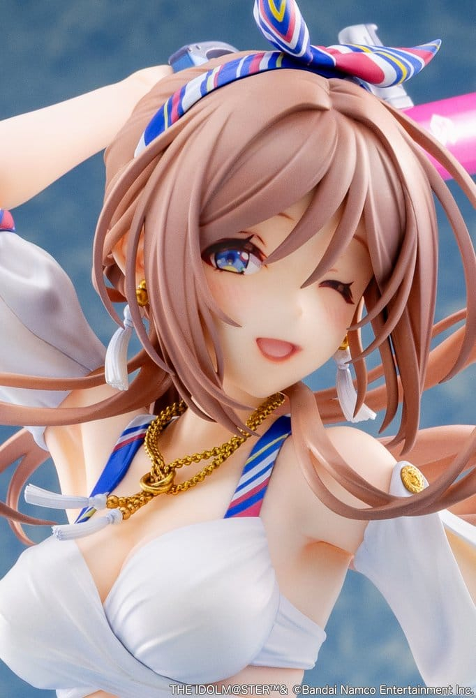 The Idolmaster Gakuen PVC Figure 1/7 Himesaki Rinami Kimi to Semi Blue Ver. With Bonus 27 cm [9]
