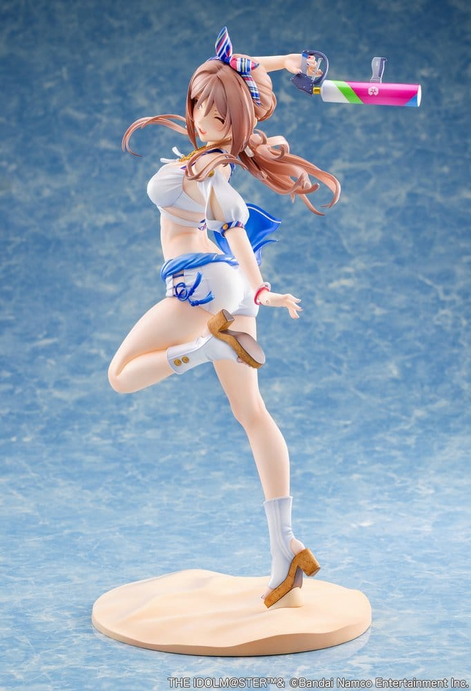 The Idolmaster Gakuen PVC Figure 1/7 Himesaki Rinami Kimi to Semi Blue Ver. With Bonus 27 cm [5]