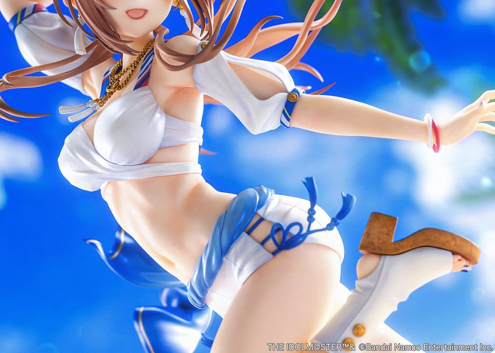 The Idolmaster Gakuen PVC Figure 1/7 Himesaki Rinami Kimi to Semi Blue Ver. With Bonus 27 cm [20]