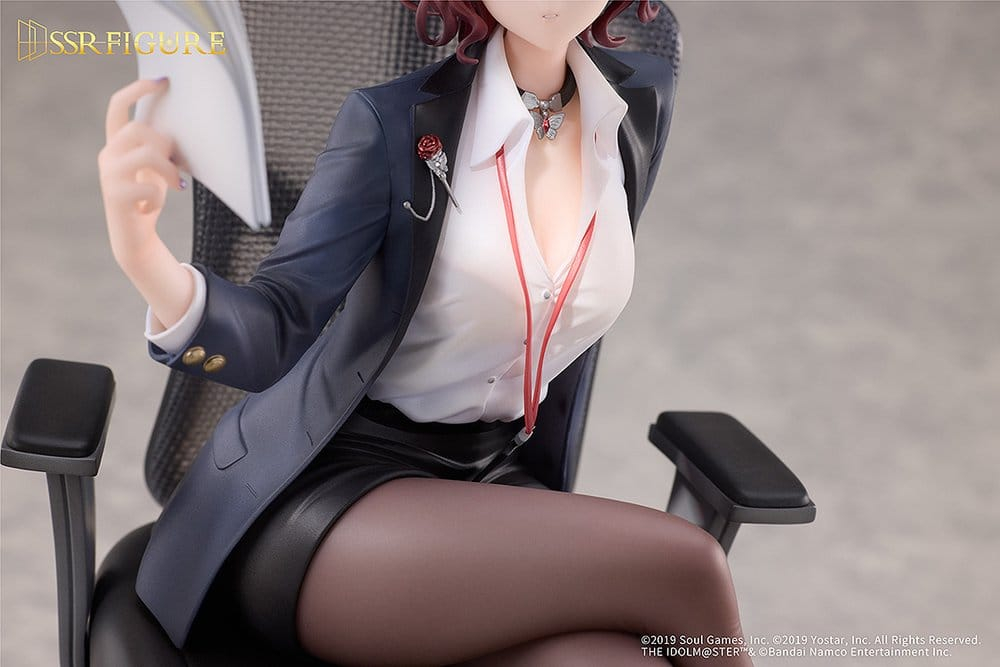 The Idolmaster Shiny Colors x Mahjong Soul PVC Figure 1/7 Madoka Higuchi Effortless Work Ver. 21 cm [8]