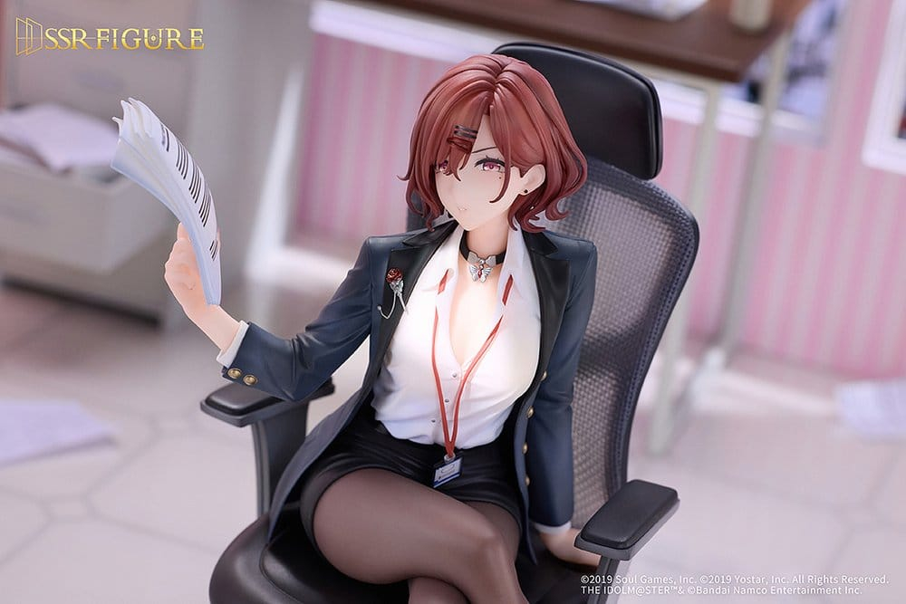 The Idolmaster Shiny Colors x Mahjong Soul PVC Figure 1/7 Madoka Higuchi Effortless Work Ver. 21 cm [5]