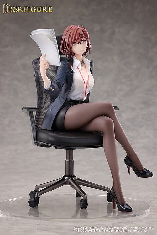 The Idolmaster Shiny Colors x Mahjong Soul PVC Figure 1/7 Madoka Higuchi Effortless Work Ver. 21 cm [6]
