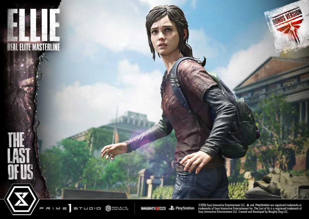 The Last of Us (Part I) Real Elite Masterline Statue 1/4 Ellie Bonus Version 46 cm [5]