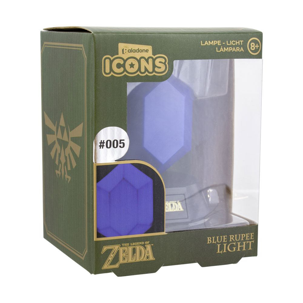 The Legend of Zelda 3D Icon Light Blue Rupee 10 cm [2]