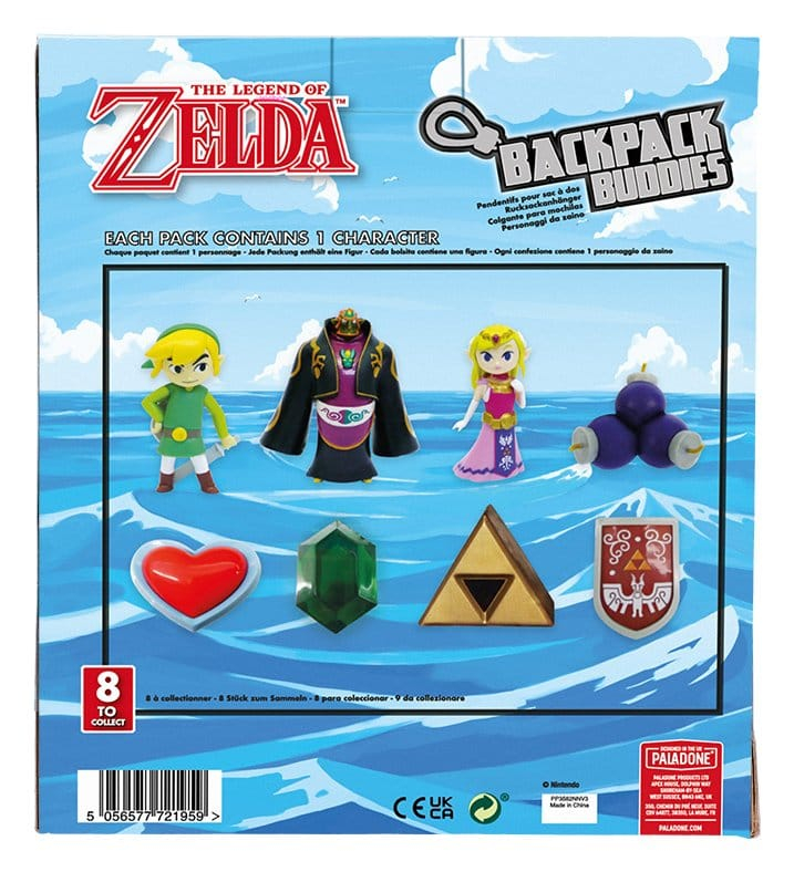 The Legend of Zelda Bag Clips Backpack Buddies Series 2 V3 Blind-Bag Display (24) [11]