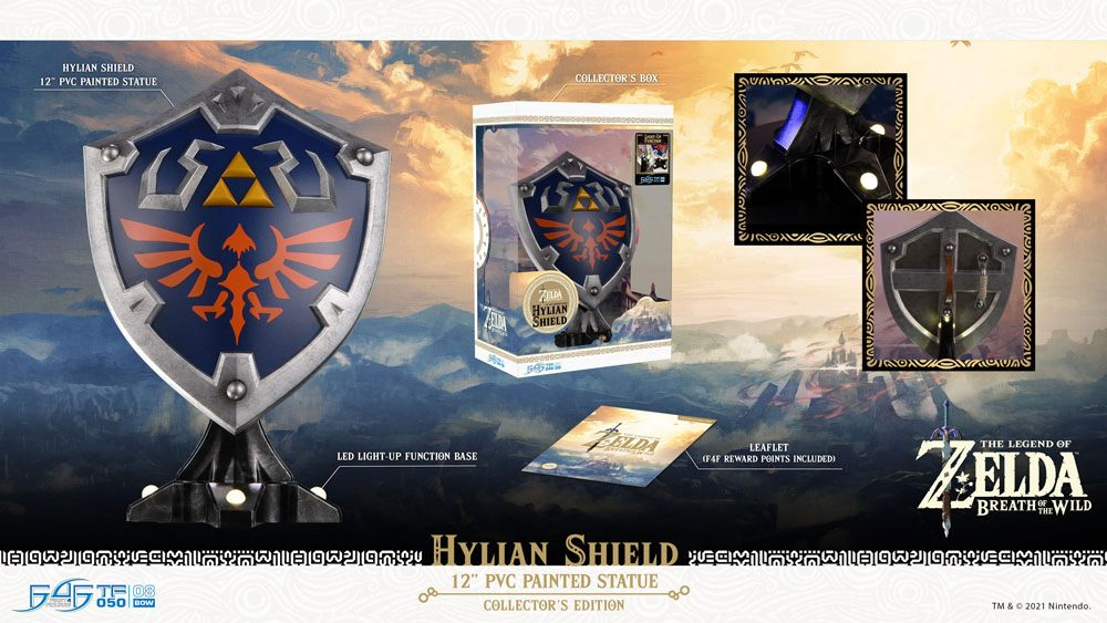 The Legend of Zelda Breath of the Wild PVC Statue Hylian Shield Collector's Edition 29 cm [26]
