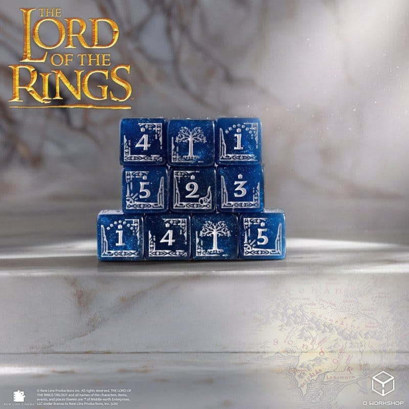 The Lord of the Rings: 10 D6 Dice Set Gondor [2]