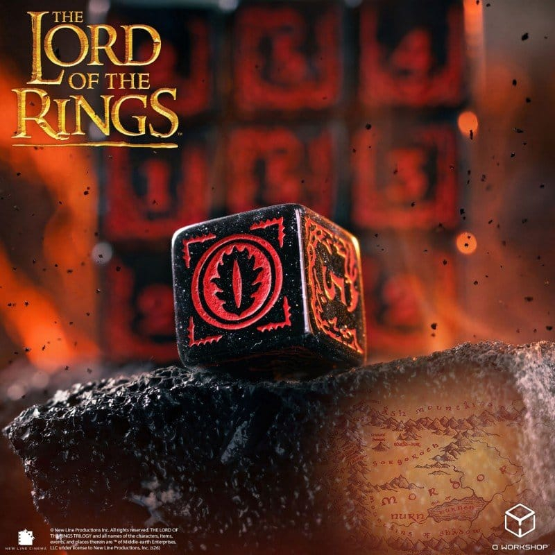 The Lord of the Rings: 10 D6 Dice Set Mordor [2]