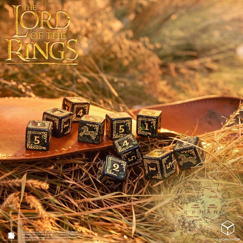 The Lord of the Rings: 10 D6 Dice Set Rohan [4]