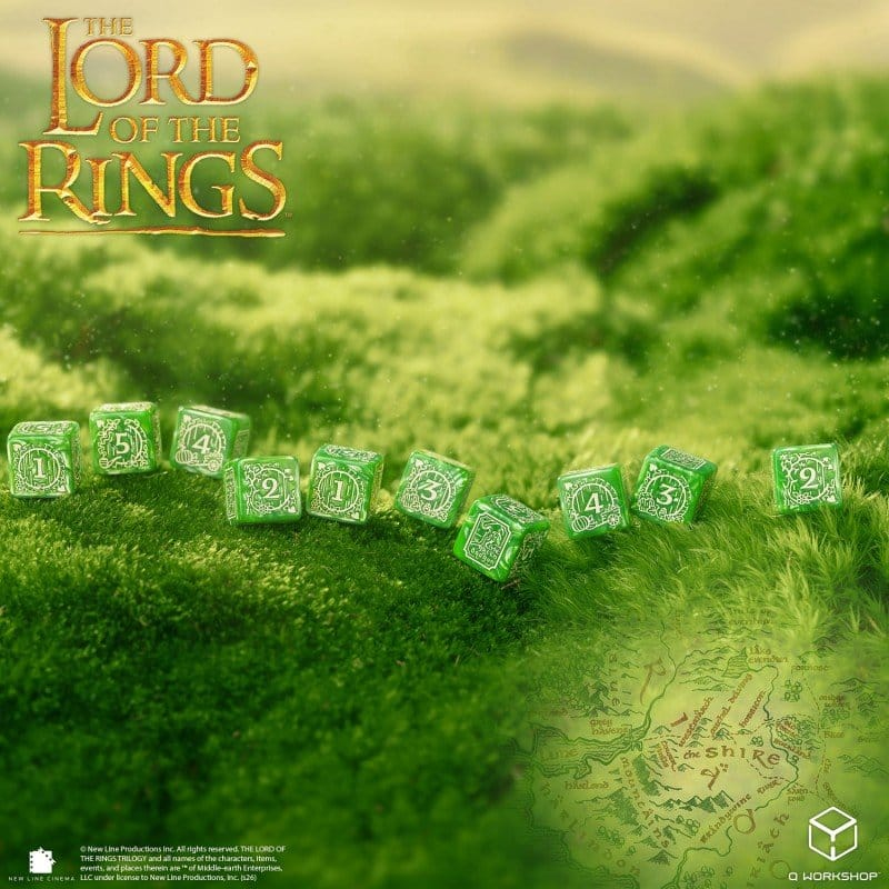 The Lord of the Rings: 10 D6 Dice Set Shire [5]