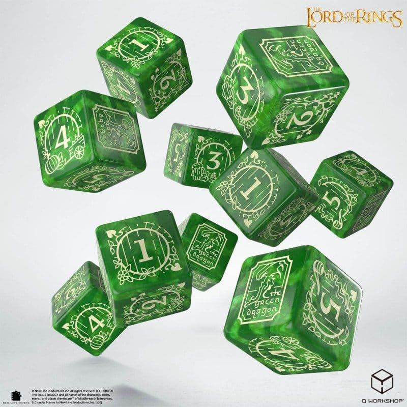 The Lord of the Rings: 10 D6 Dice Set Shire [6]