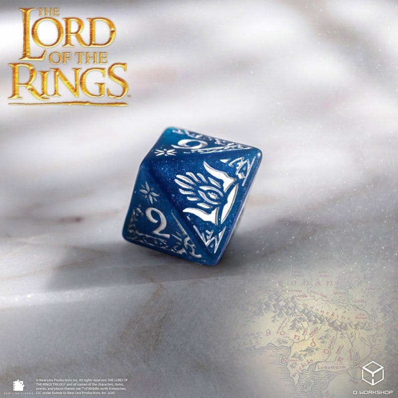 The Lord of the Rings Dice Set of 7 Gondor [5]