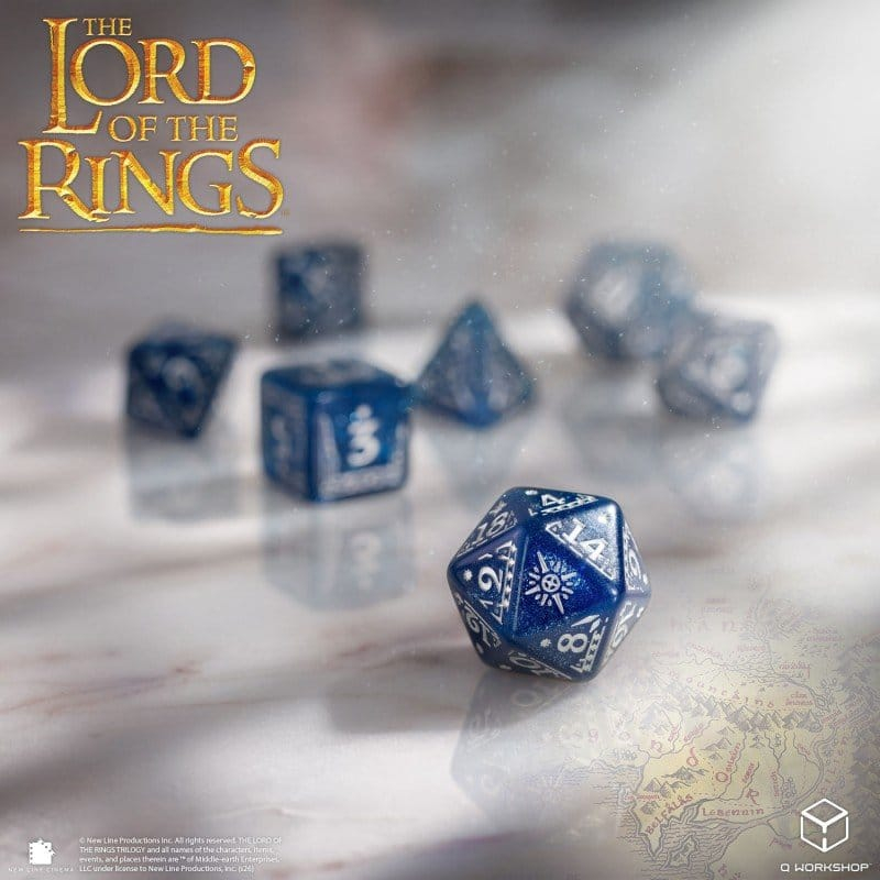 The Lord of the Rings Dice Set of 7 Gondor [9]