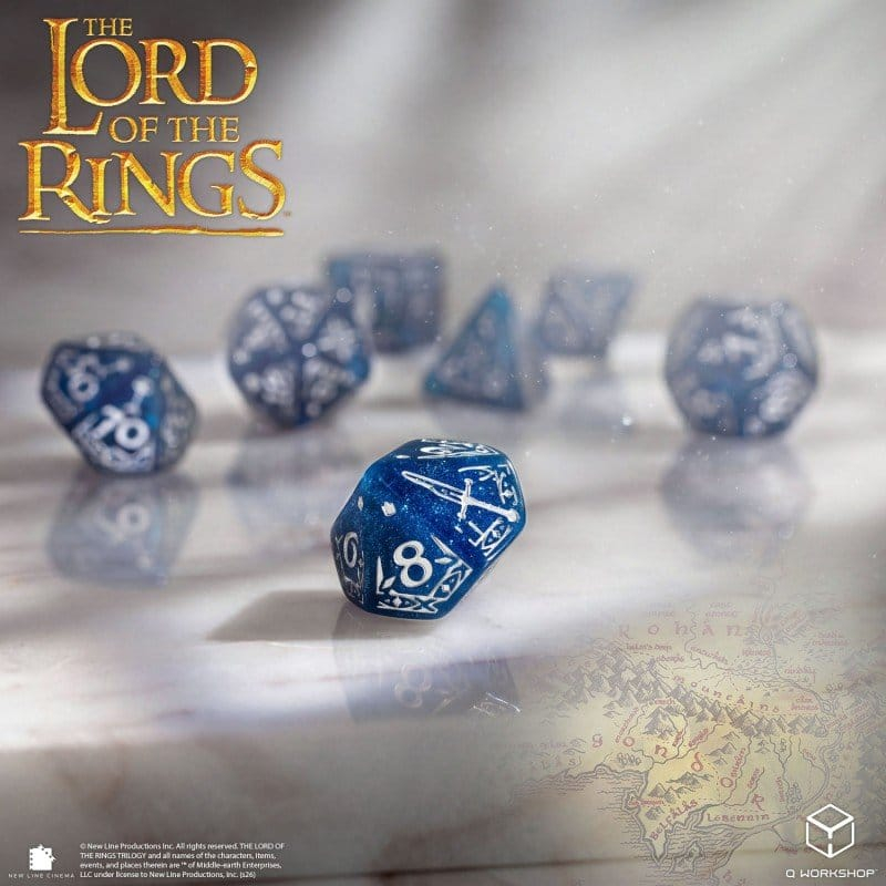 The Lord of the Rings Dice Set of 7 Gondor [2]