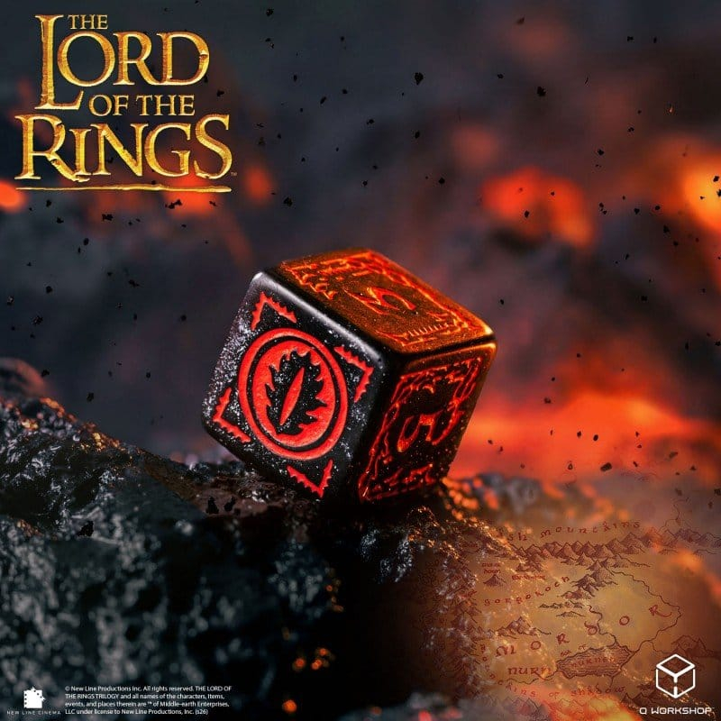 The Lord of the Rings Dice Set of 7 Mordor [3]