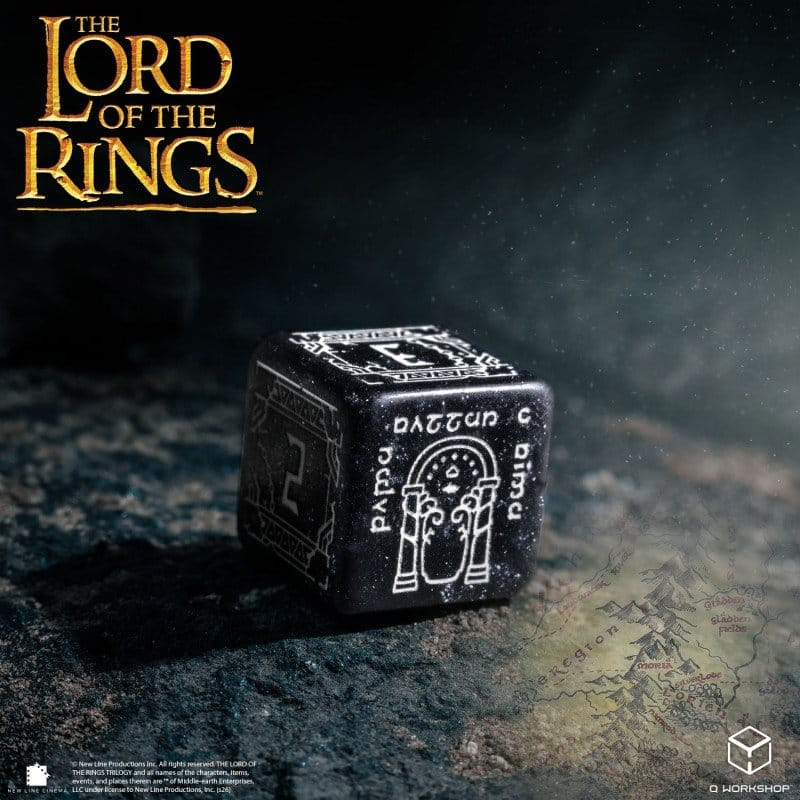 The Lord of the Rings Dice Set of 7 Moria (Glow in the Dark) [10]