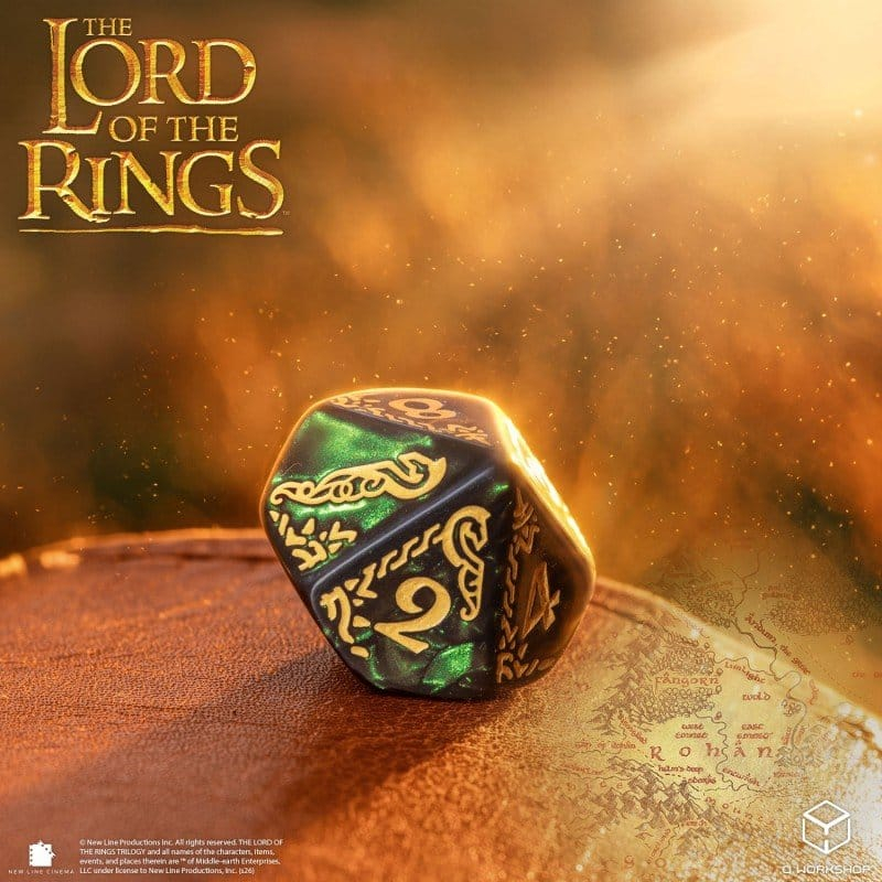 The Lord of the Rings Dice Set of 7 Rohan [5]