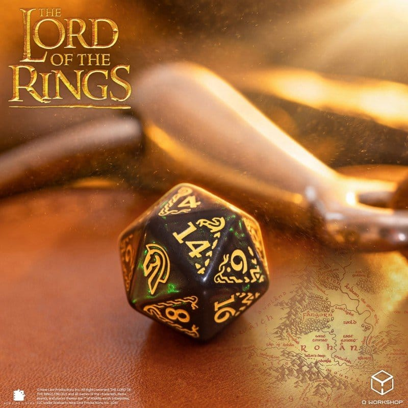 The Lord of the Rings Dice Set of 7 Rohan [6]