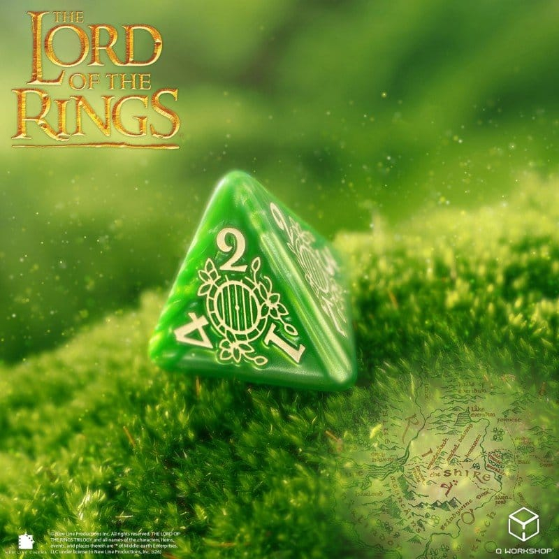 The Lord of the Rings Dice Set of 7 Shire [7]
