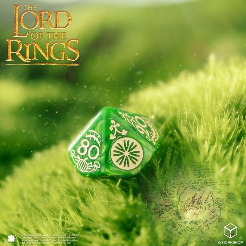 The Lord of the Rings Dice Set of 7 Shire [6]