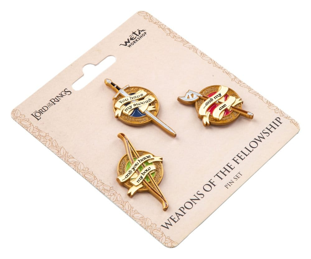 The Lord of the Rings Trilogy Pin Set Weapons of the Fellowship [2]