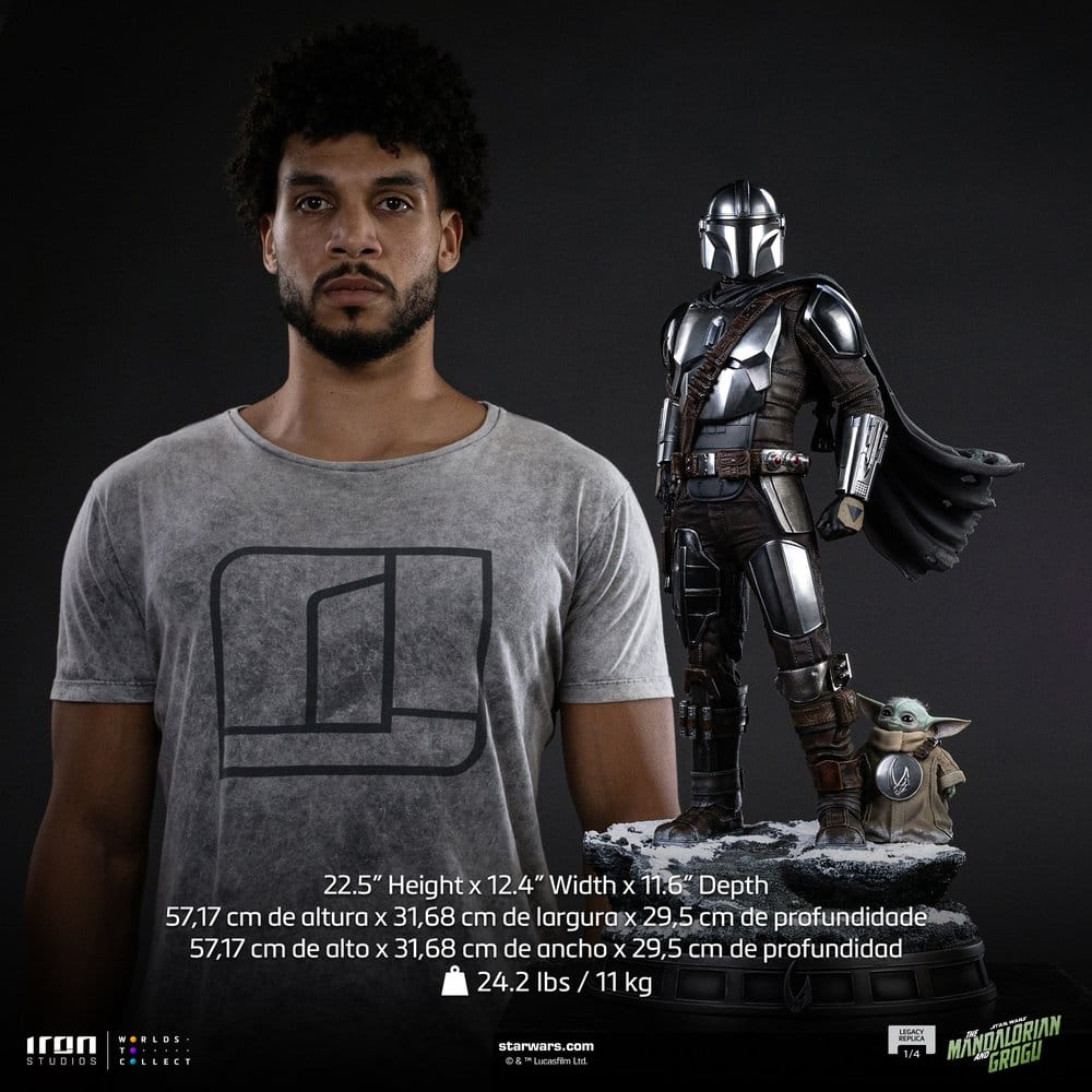 The Mandalorian & Grogu Legacy Replica Statue 1/4 The Mandalorian and Grogu 57 cm [3]