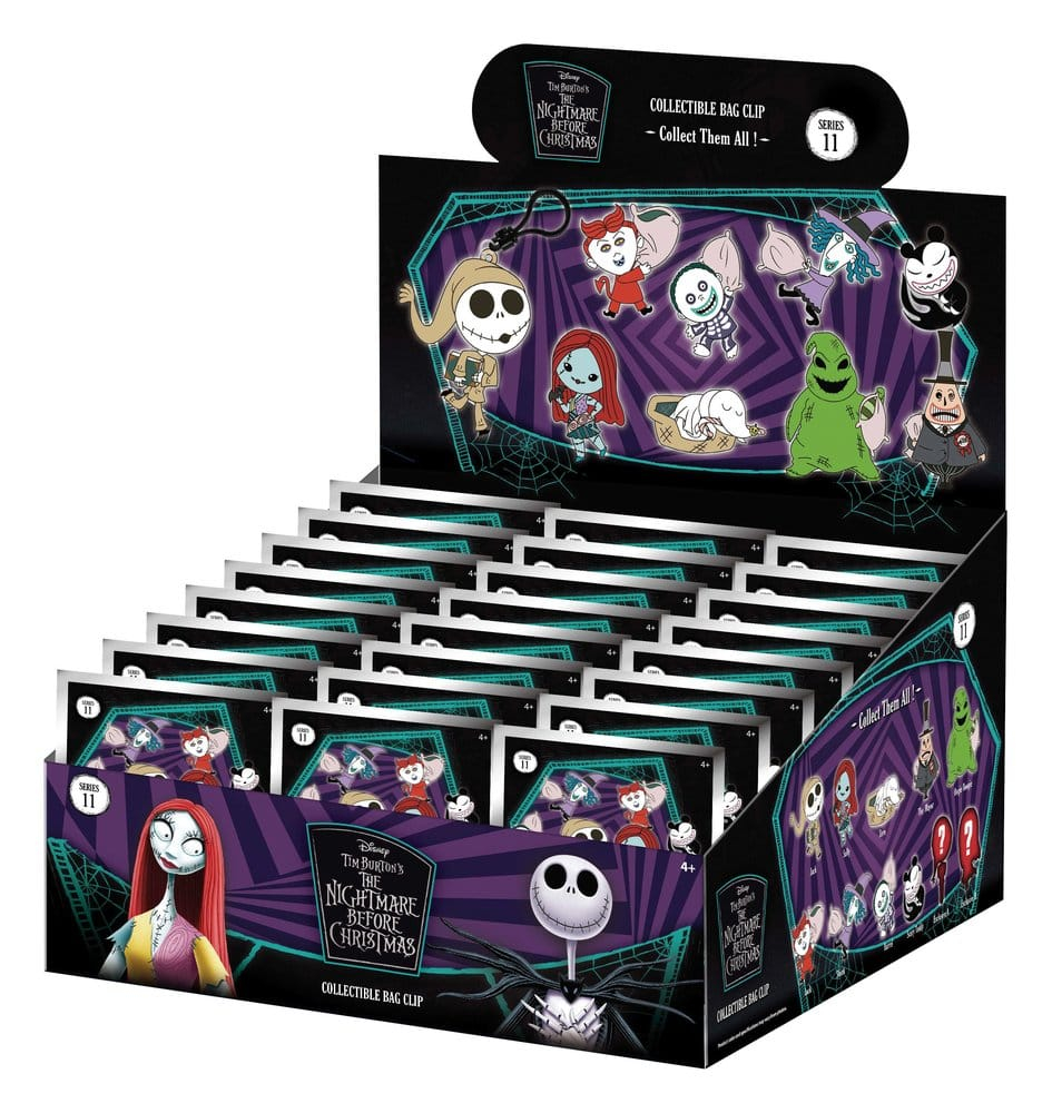 The Nightmare Before Christmas 3D PVC Bag Clips Series 11 Blind Bag Display (24) [3]