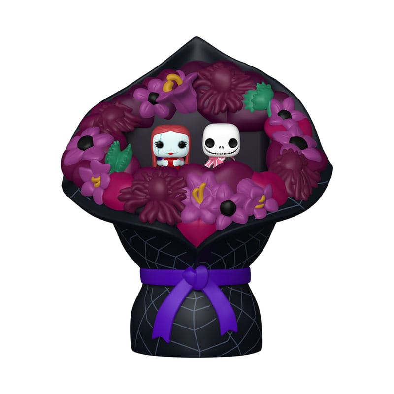 The Nightmare Before Christmas Bitty POP! Bouquet Vinyl Figure 2-Pack Sally & Jack Skellington (Valentine) 4 cm [2]
