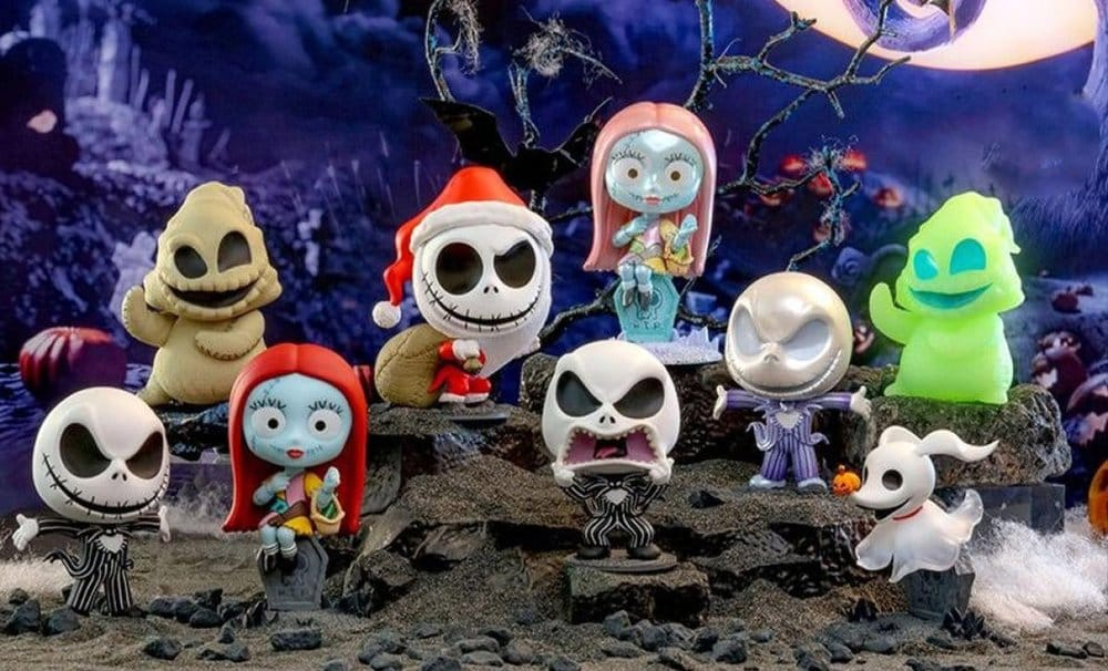 The Nightmare Before Christmas Cosbi Mini Figures 9 cm Blind Box Display (8) [2]