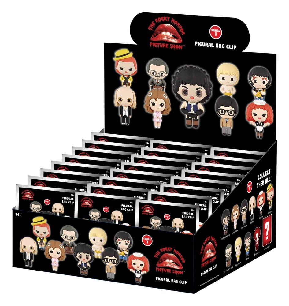 The Rocky Horror Picture Show 3D PVC Bag Clips Series 1 Blind Bag Display (24) [2]