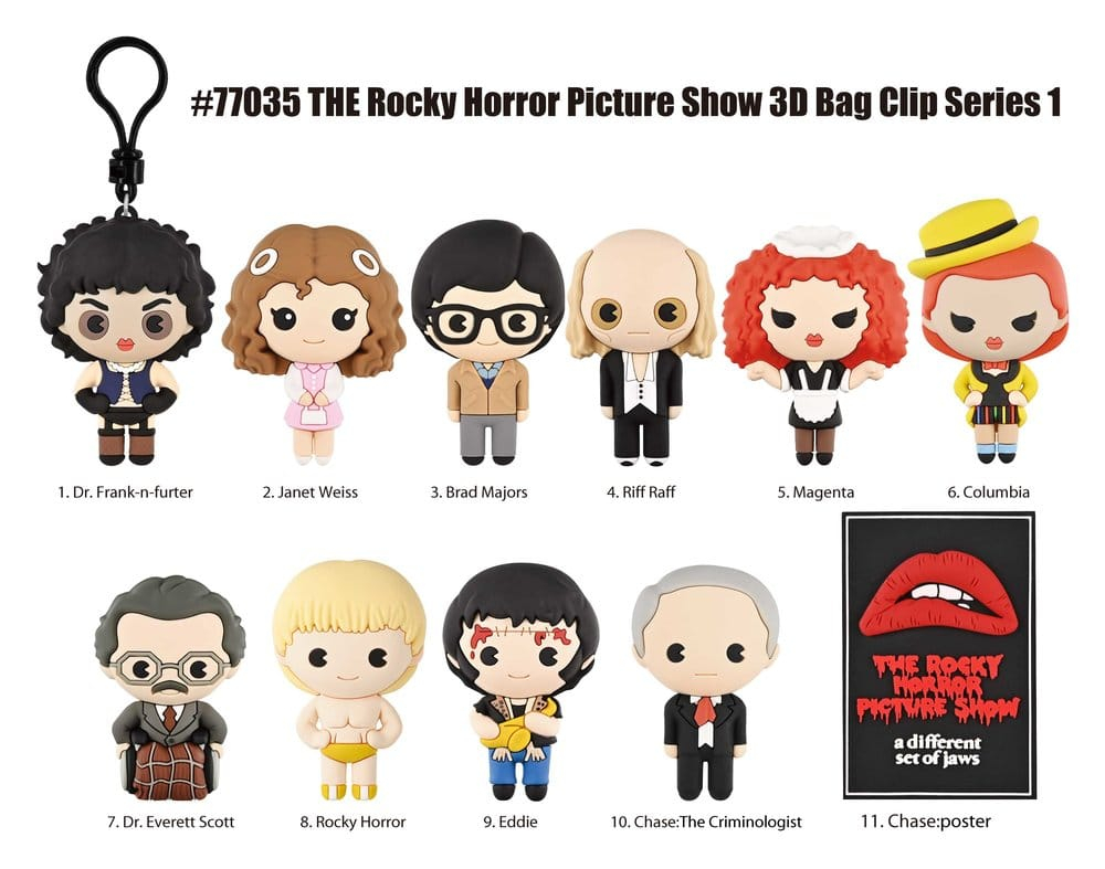 The Rocky Horror Picture Show 3D PVC Bag Clips Series 1 Blind Bag Display (24) [3]