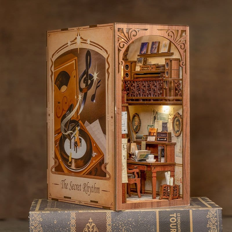 The Secret Rhythm - DIY Book Nook Kit cu LED [6]