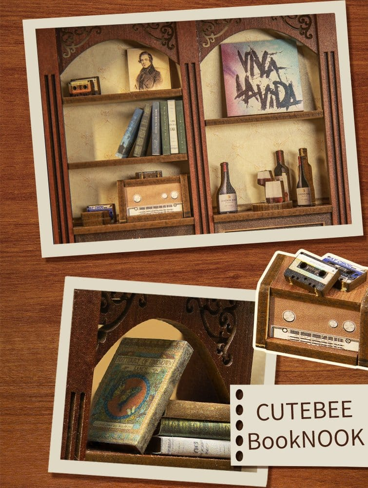 The Secret Rhythm - DIY Book Nook Kit cu LED [5]