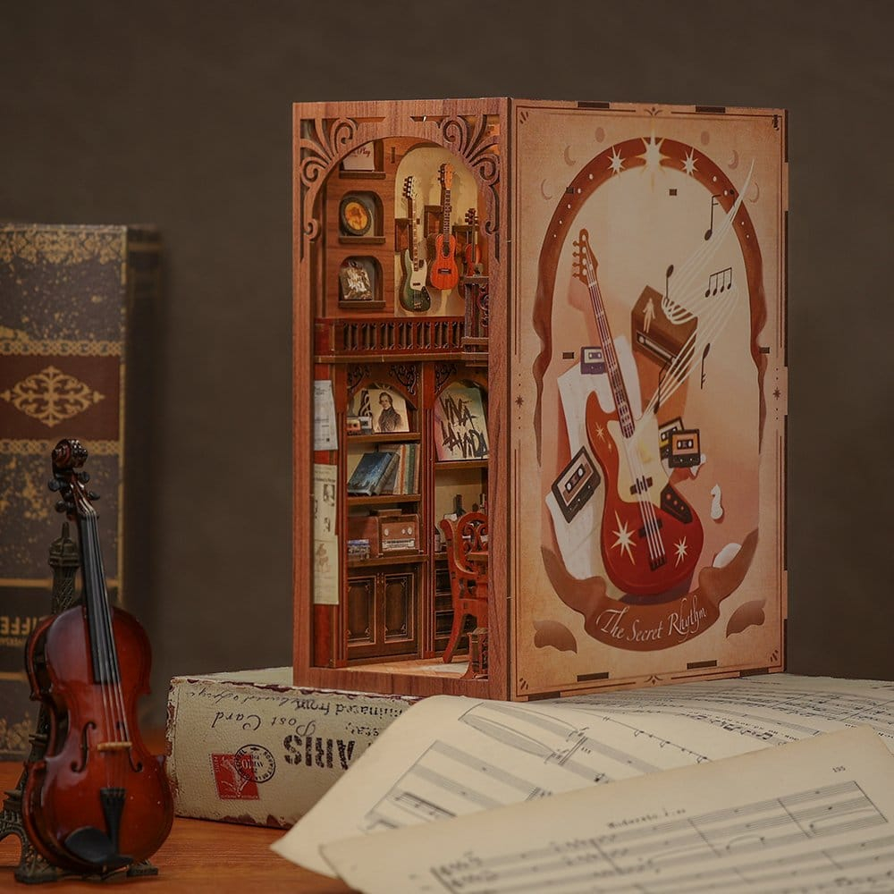 The Secret Rhythm - DIY Book Nook Kit cu LED [9]