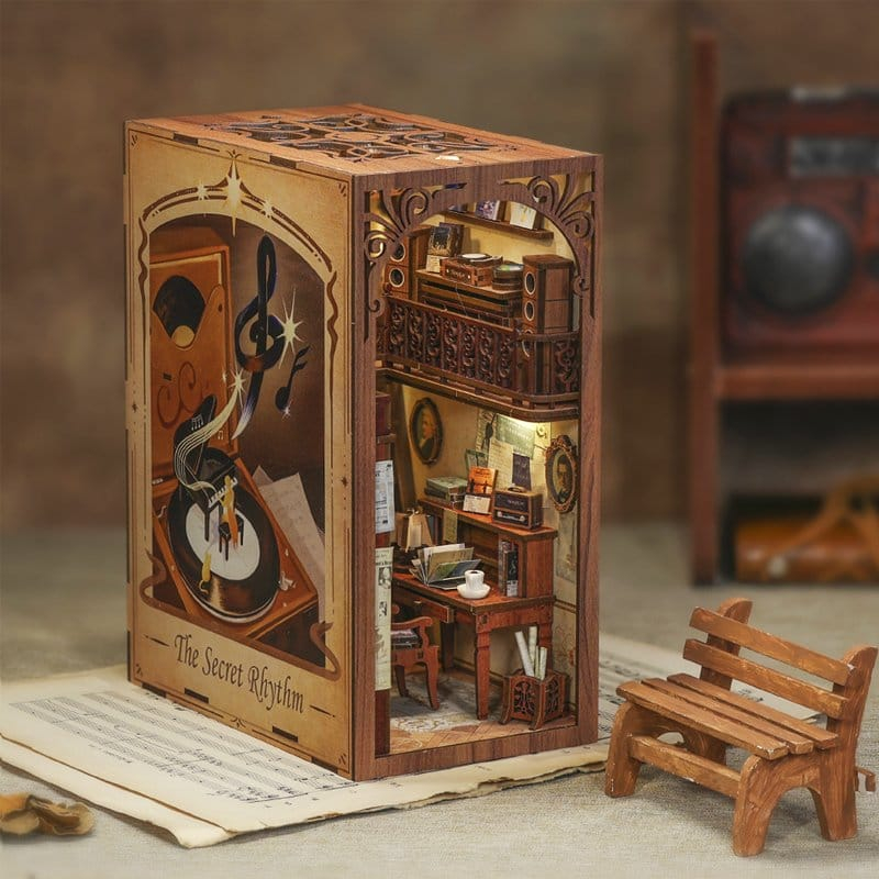 The Secret Rhythm - DIY Book Nook Kit cu LED [7]