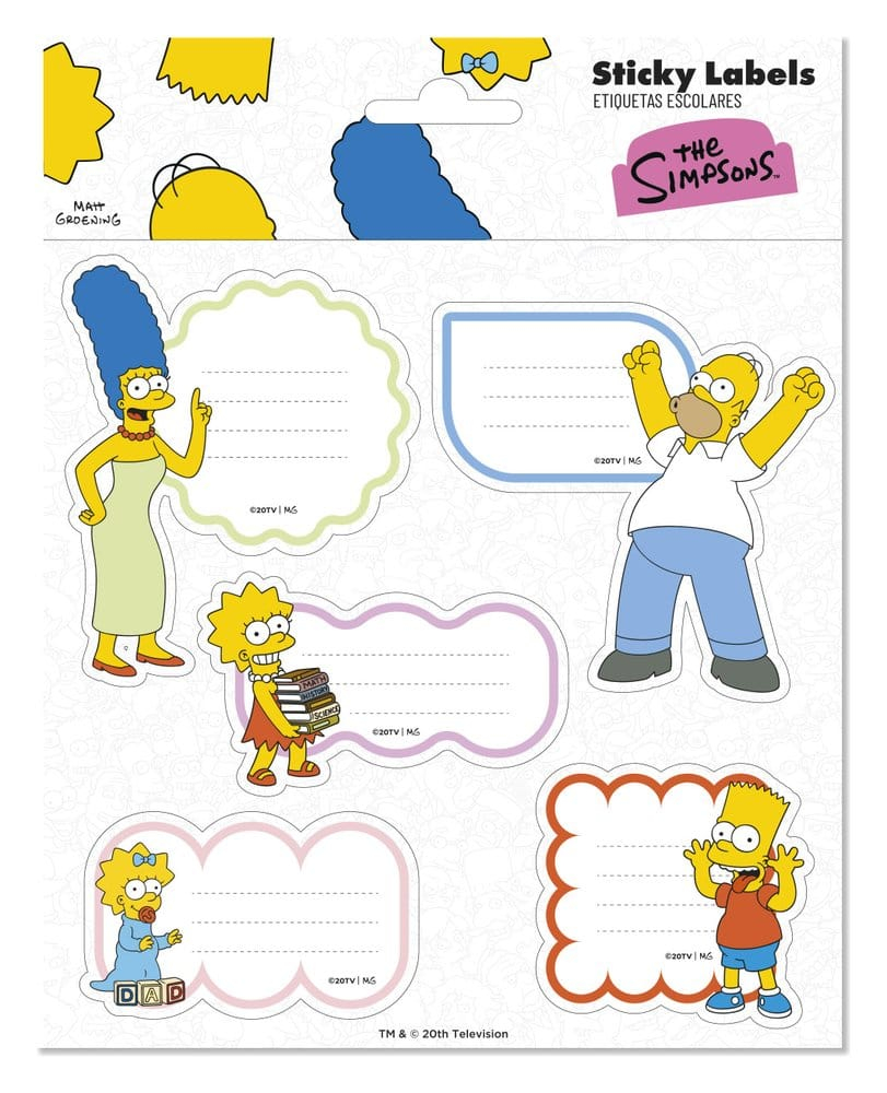 The Simpsons Premium Self-Adhesive Labels (10) [2]