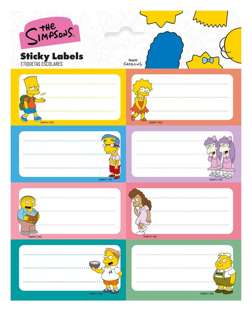 The Simpsons Self-Adhesive Labels (10) [2]