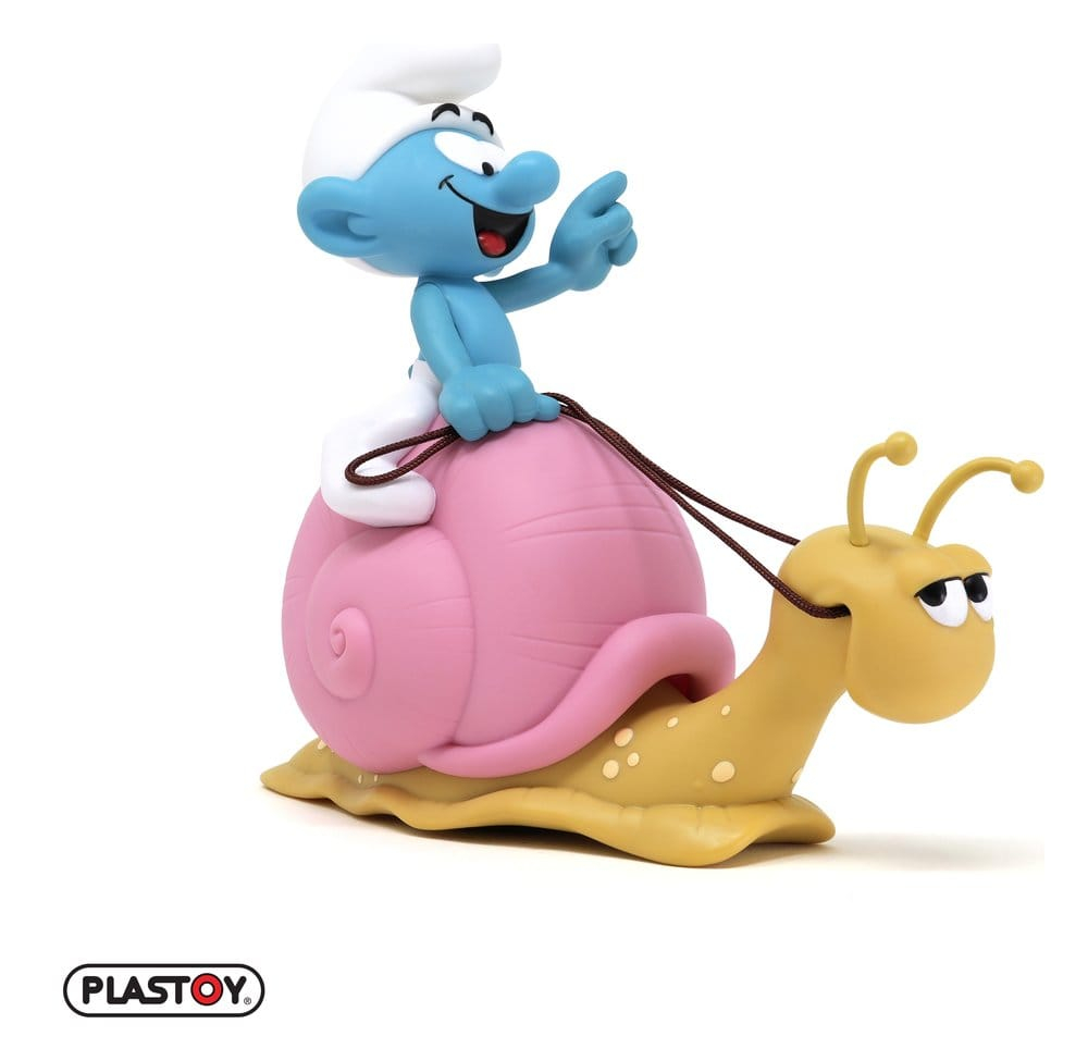 The Smurfs: Money Box Smurf on a Snail's Back 19 cm [2]