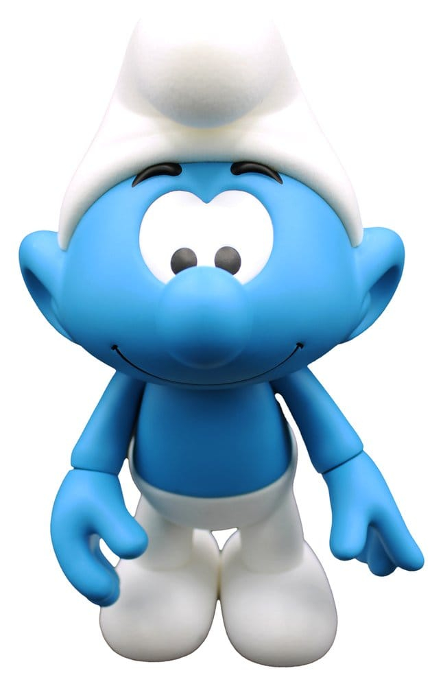 The Smurfs Vinyl Figure Smurf White and Blue - Flocked 19 cm [2]
