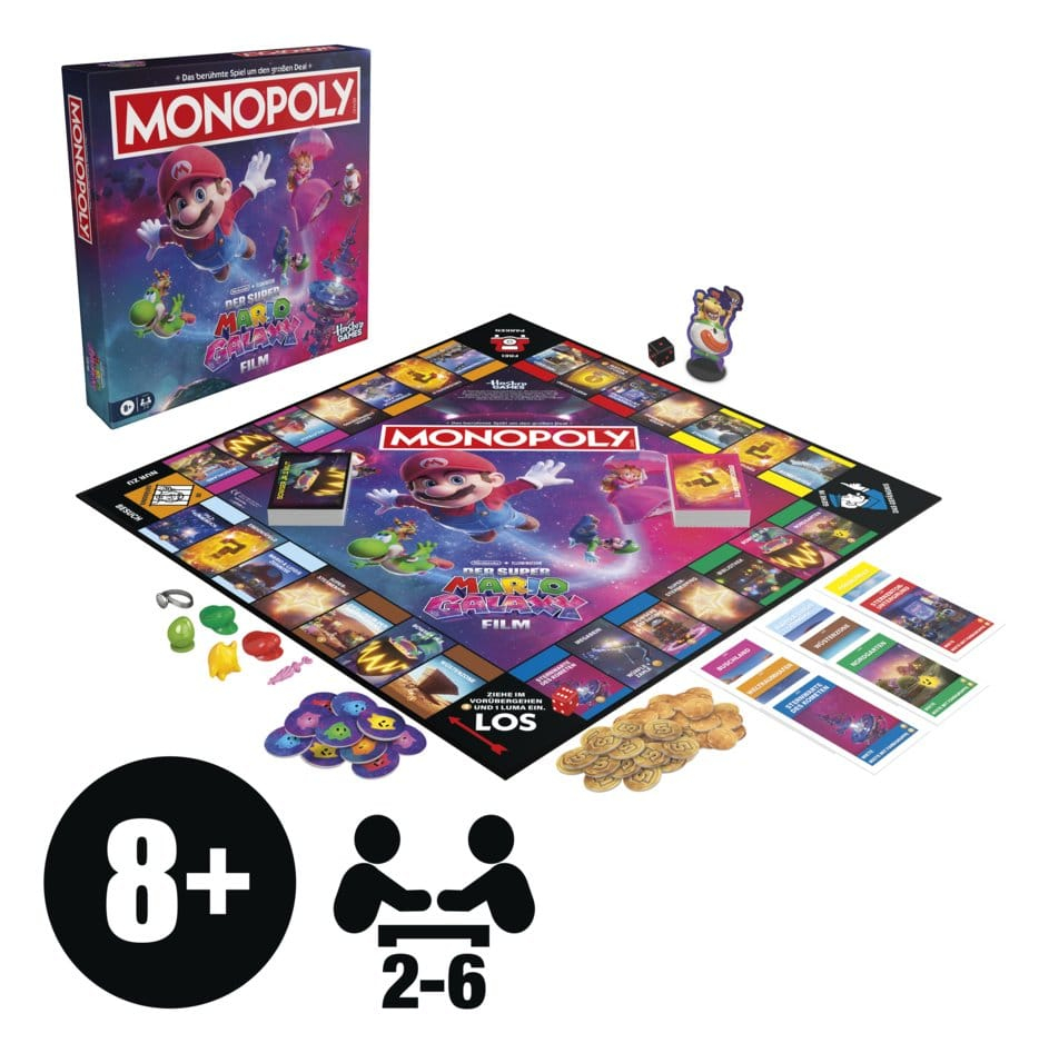 The Super Mario Galaxy Movie Monopoly Board Game *German Version* [3]
