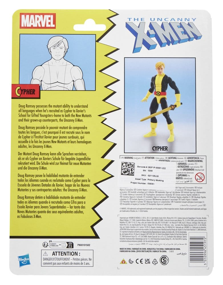 The Uncanny X-Men Marvel Legends Action Figure Cypher 15 cm [2]