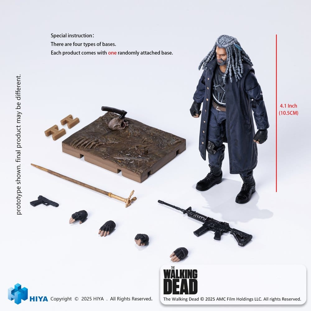 The Walking Dead Exquisite Mini Series Actionfigur 1/18 Ezekiel 11 cm [9]
